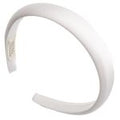 Satin Headband White - Siena