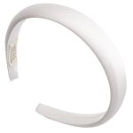 Satin Headband White - Siena