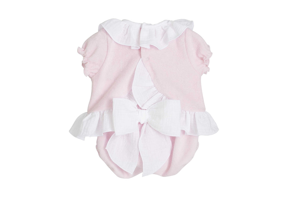 Set Terry Bow Pink - Calamaro