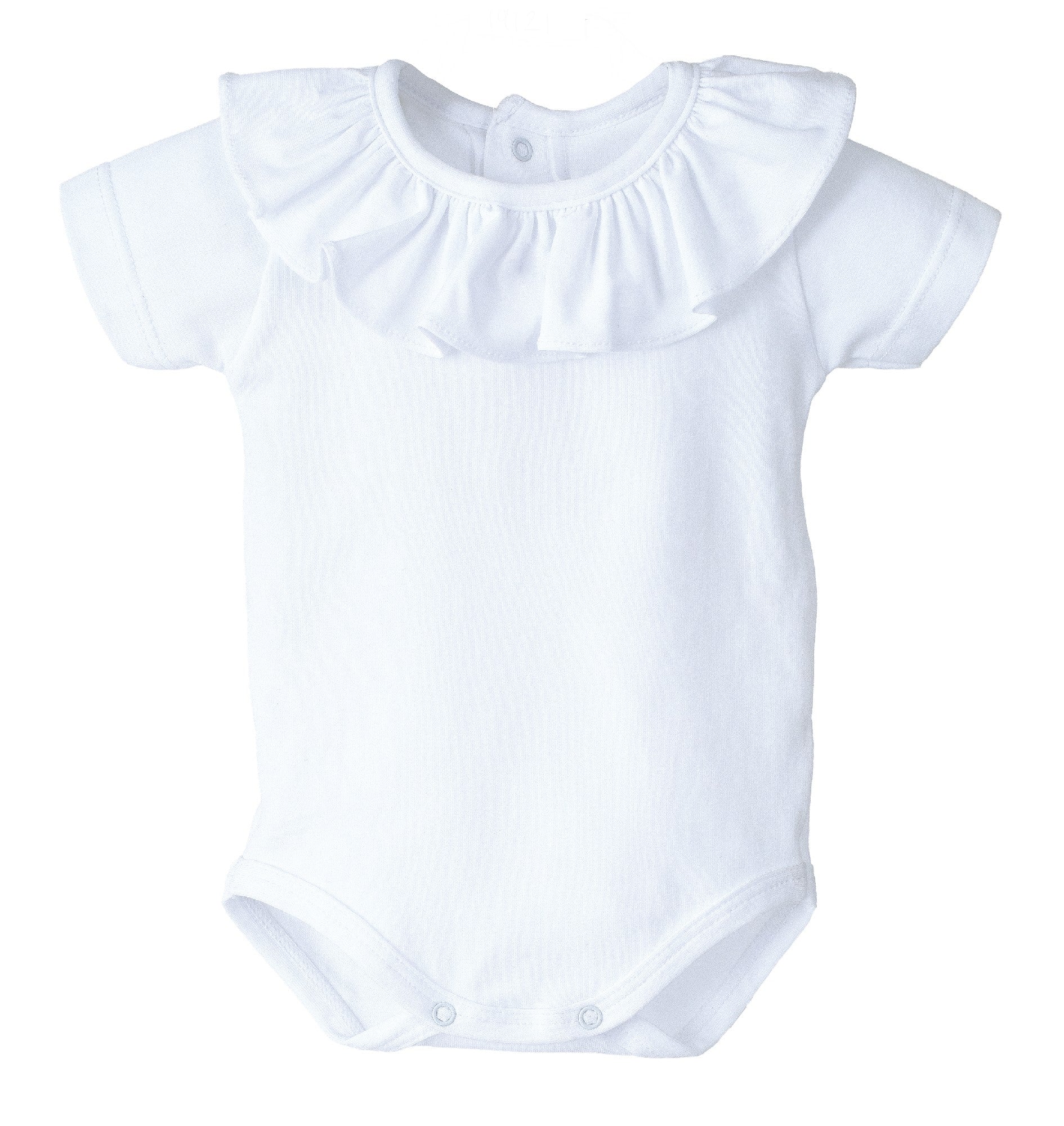 Personalisatie Romper White Ruffle Short - Calamaro