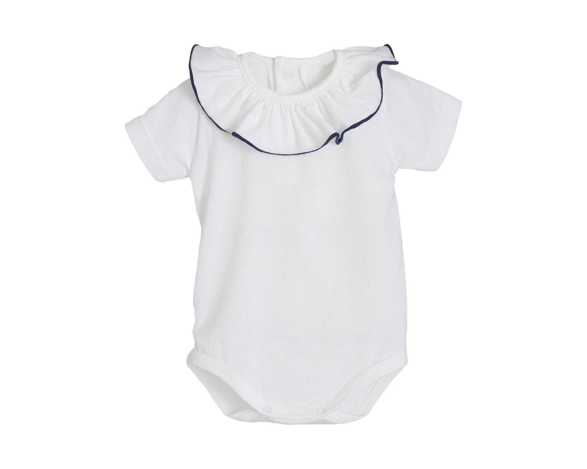 Romper Ruffle Short Navy - Calamaro