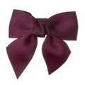 Hairbow Grosgrain Burgundy - Siena
