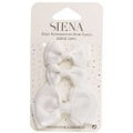 Hair Bows 3 Pack White - Siena