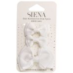 Hair Bows 3 Pack White - Siena