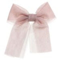 Large Tulle Hair Clip French Rose - Siena