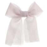 Large Tulle Hair Clip Light Pink - Siena