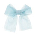 Medium Tulle Hair Clip Turquoise Blue - Siena