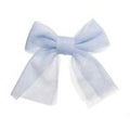 Medium Tulle Hair Clip Light Blue - Siena