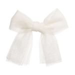 Medium Tulle Hair Clip Cream - Siena