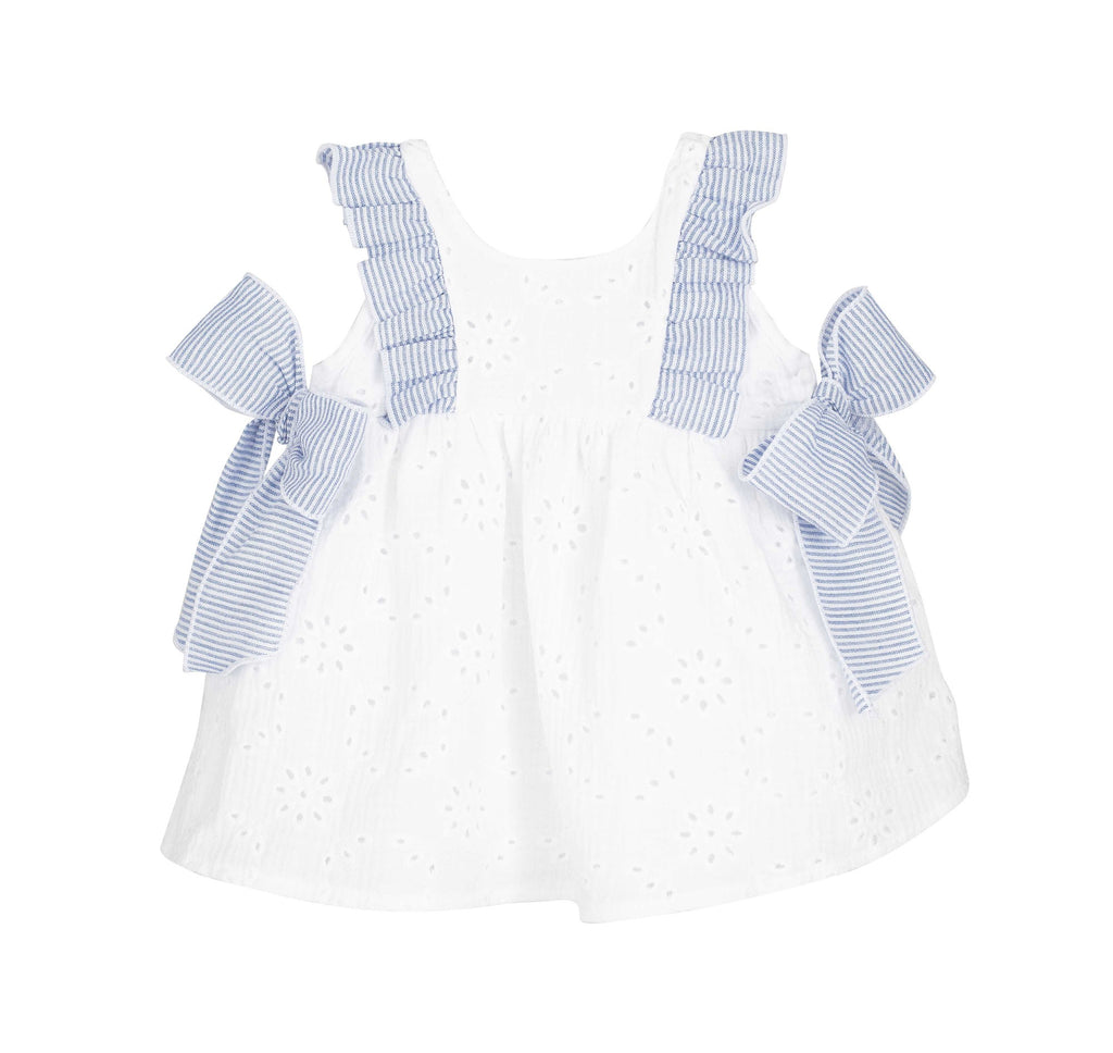 Dress Broderie Blue - Calamaro