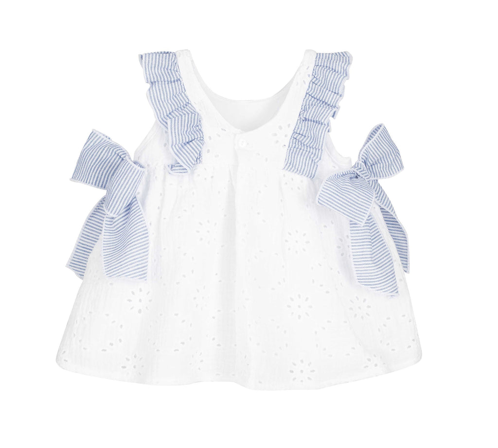 Dress Broderie Blue - Calamaro