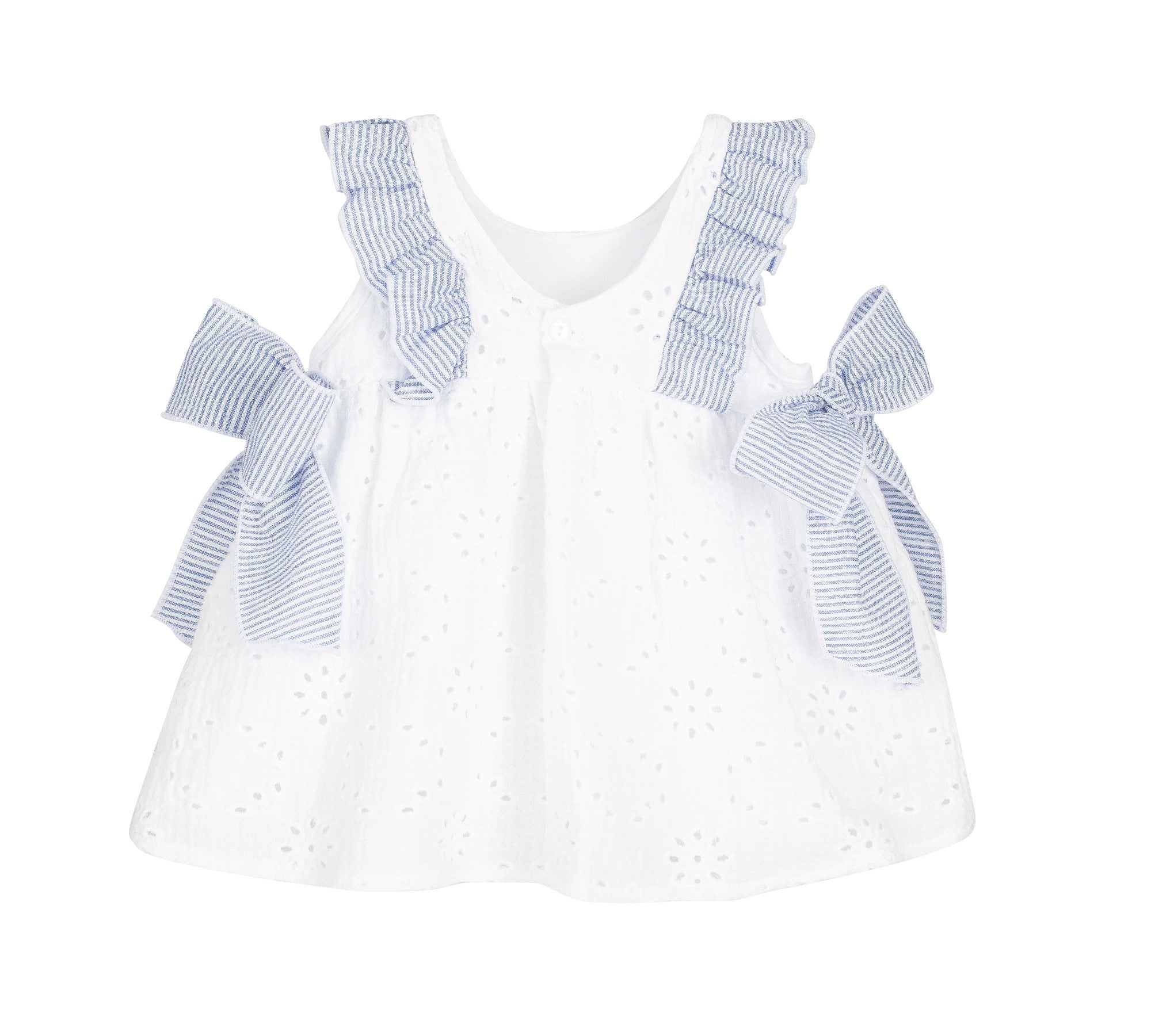 Dress Broderie Blue - Calamaro