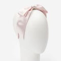 Headband XL Satin Bow Light Pink - Siena