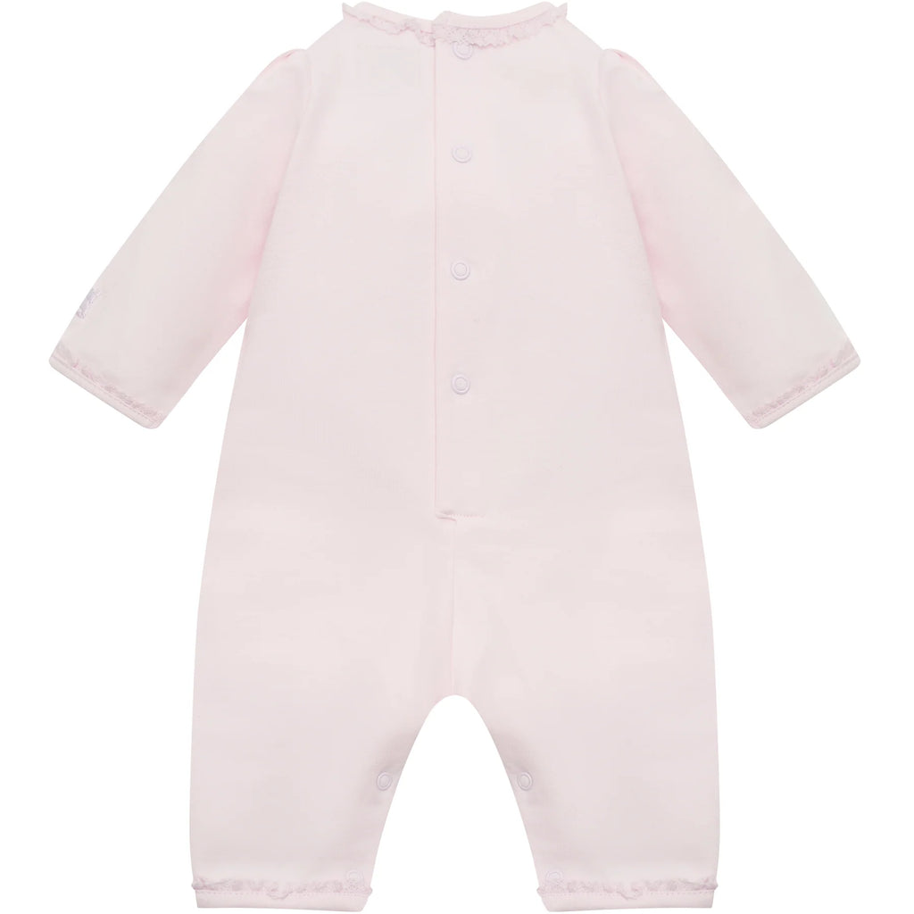 Lily Girls Pink Heart Babygrow - Emile et Rose