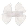 Mini Hair Clip Tulle White - Siena