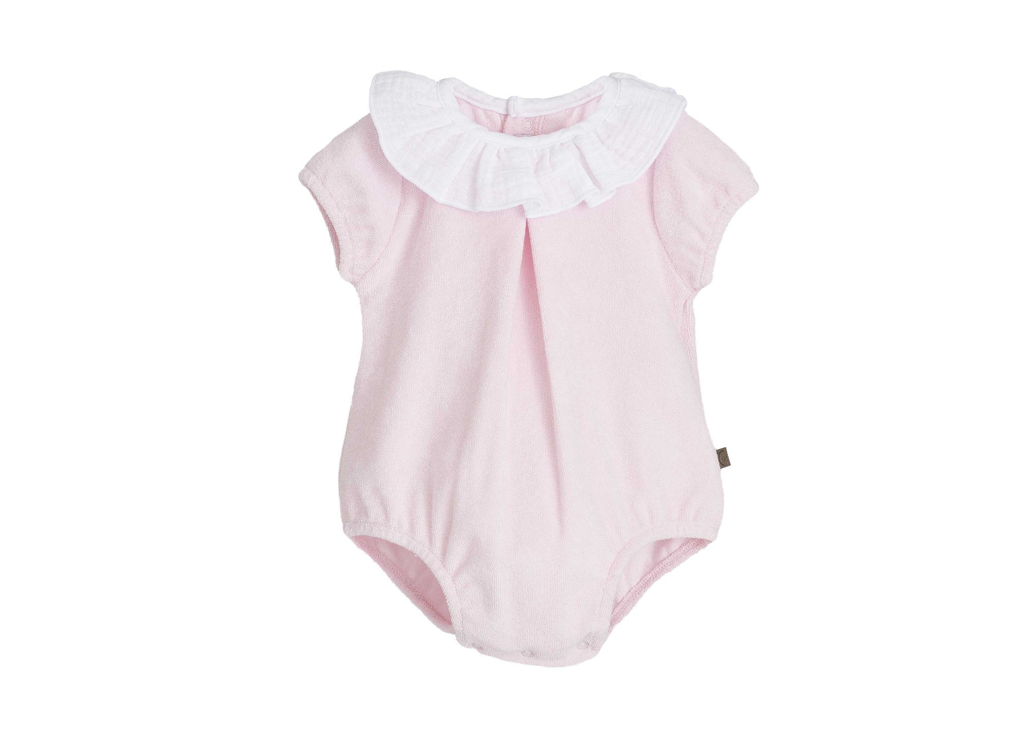 Personalisatie Romper Terry Pink - Calamaro