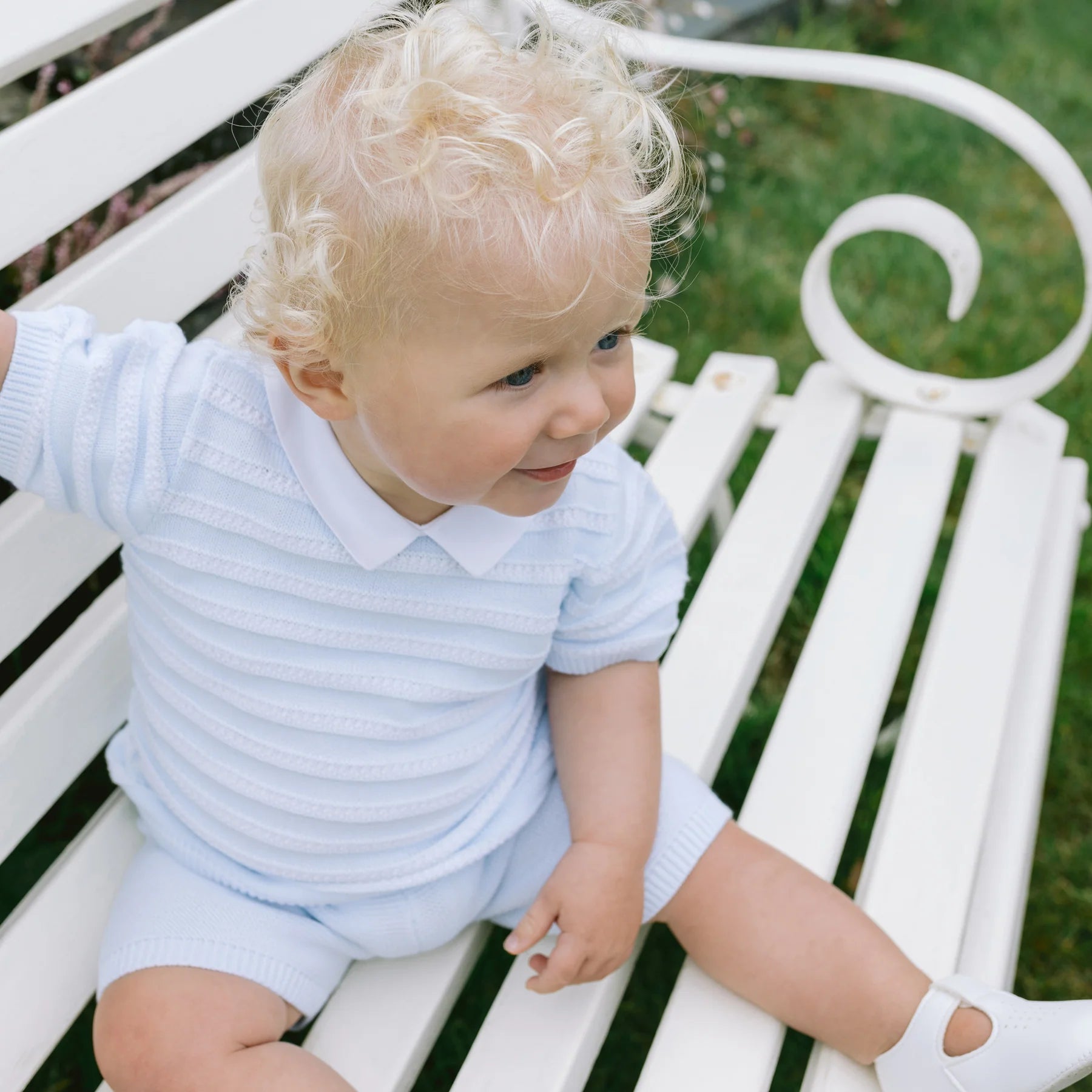 Jerry Light Blue Stripes Set - Emile et Rose