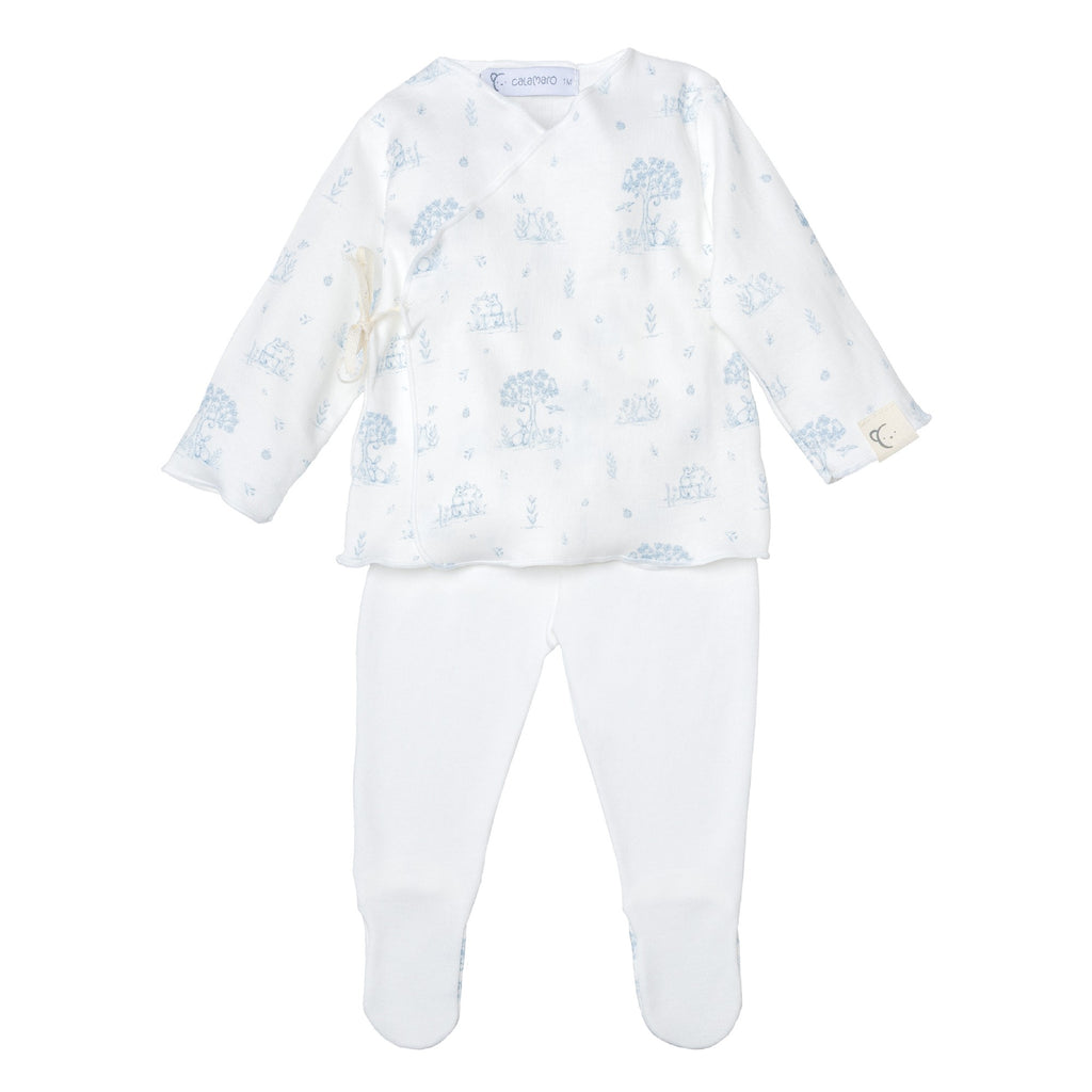 3 Delige Baby Set Mon Cheri Blue - Calamaro
