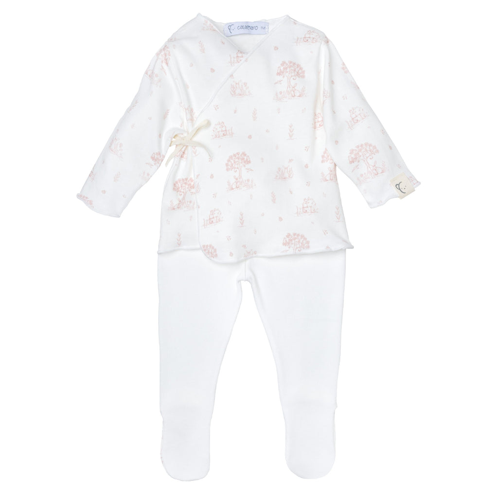 3 Delige Baby Set Mon Cheri Pink - Calamaro