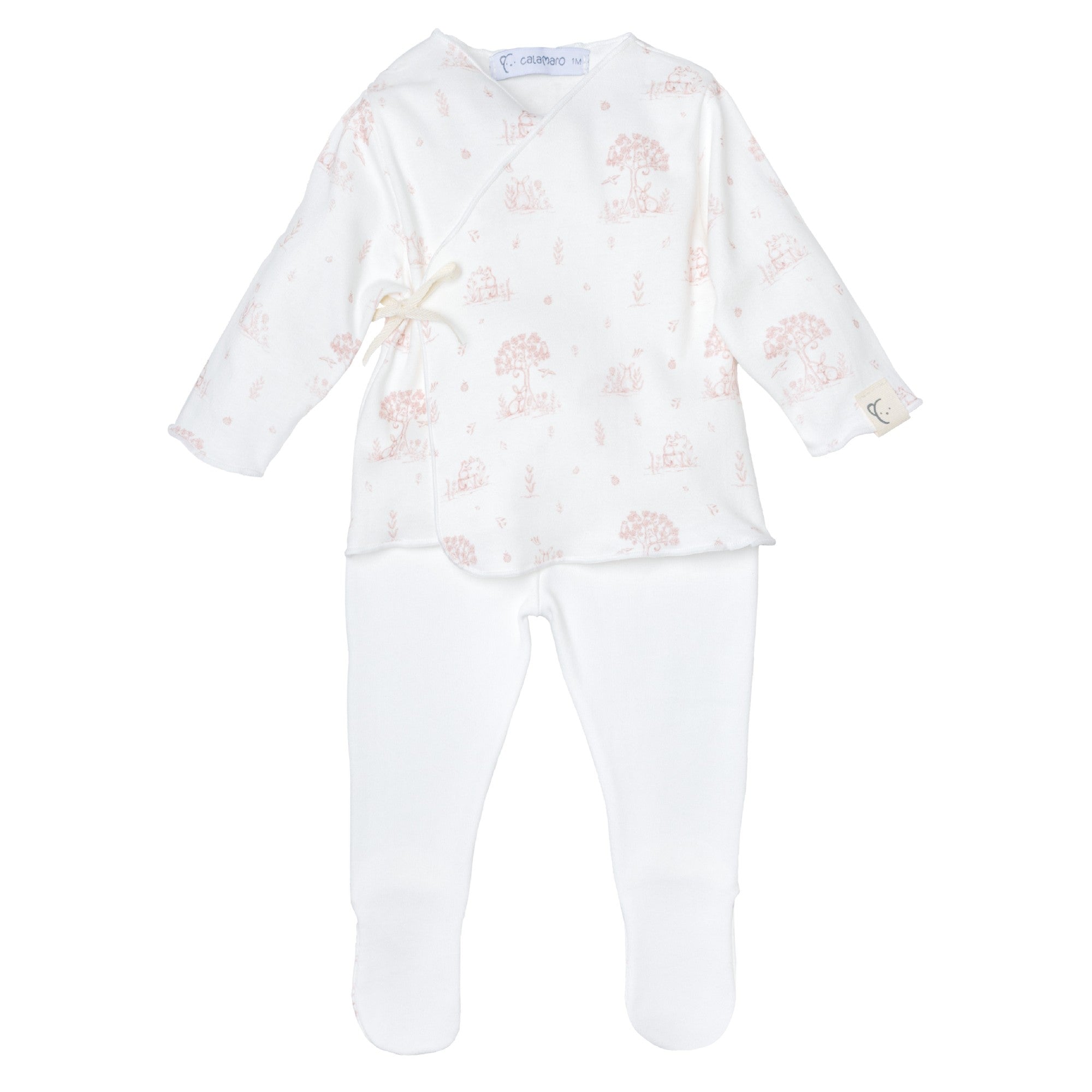 3 Delige Baby Set Mon Cheri Pink - Calamaro