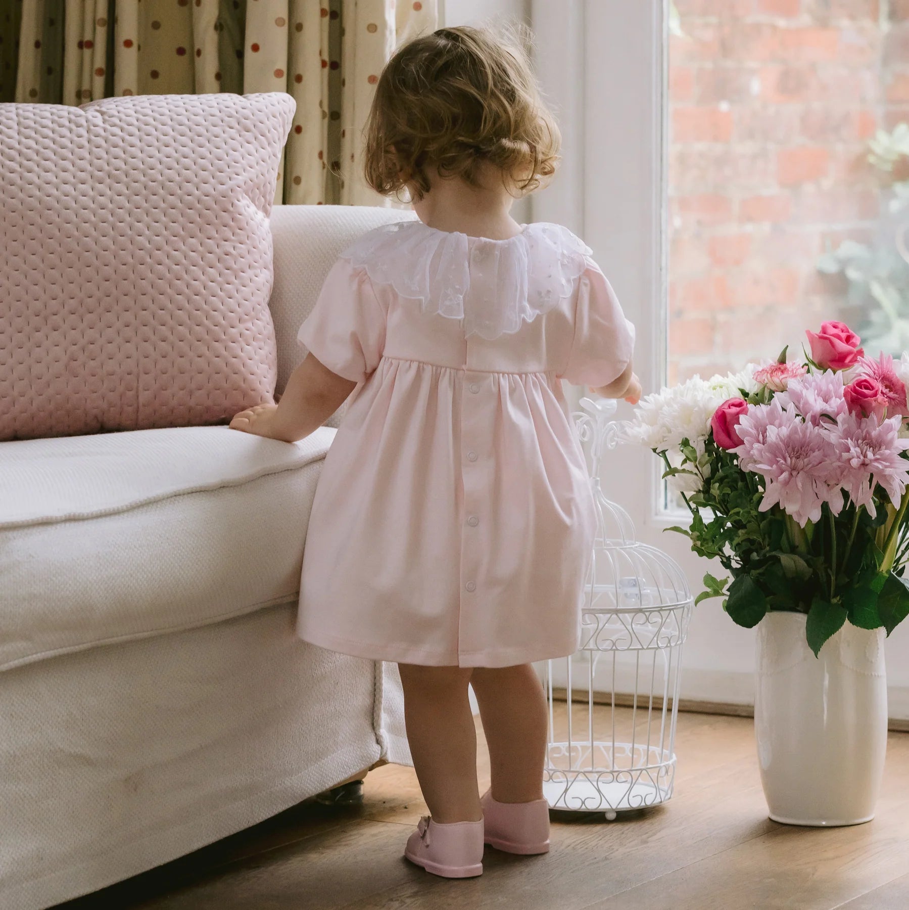 Janais Dress Lace Pink - Emile et Rose