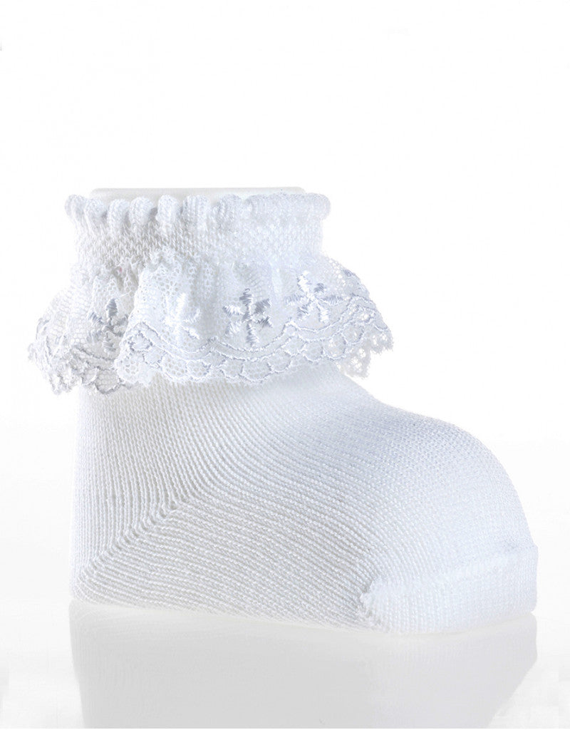 Baby Sock Lace White - JC Castella