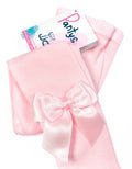Tights With Satin Bow Rosa - JC Castella