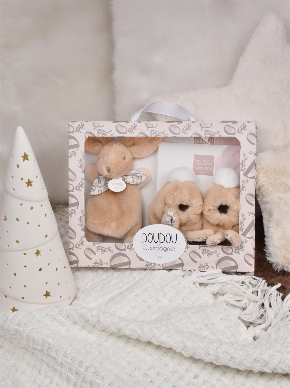 Lapin Set Beige - Doudou et Compagnie