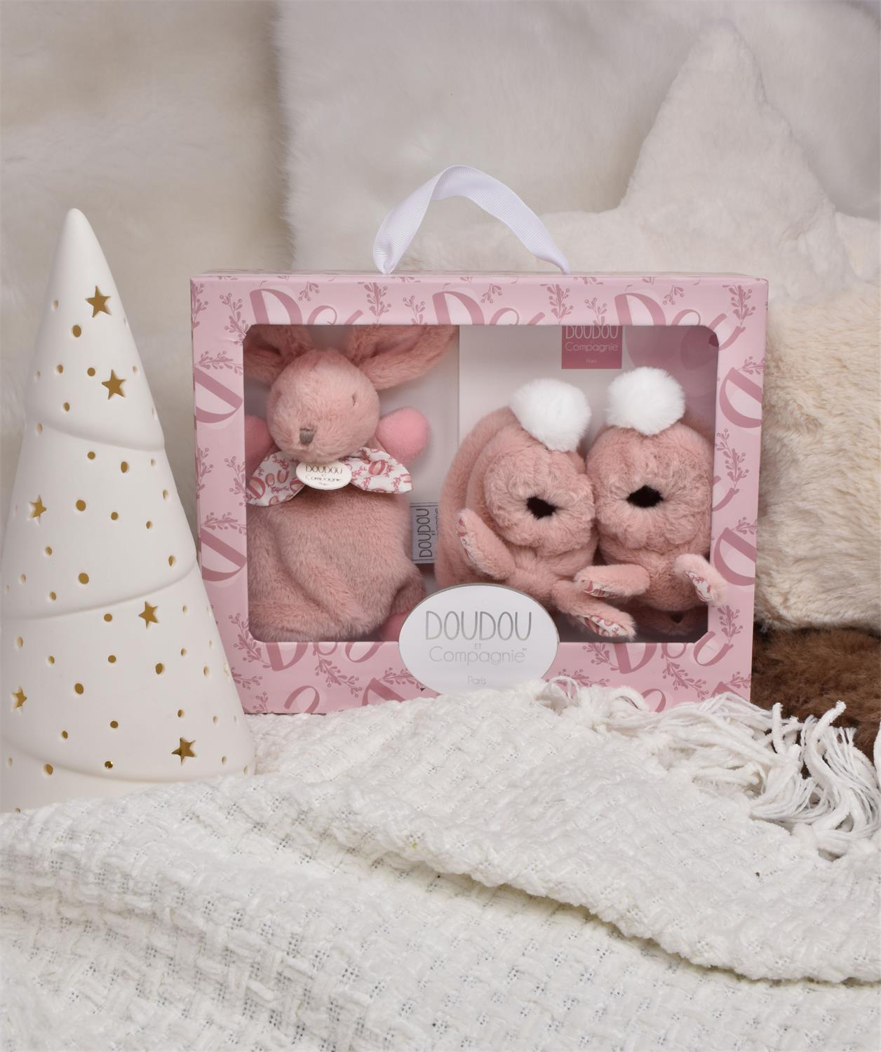 Lapin Set Pink - Doudou et Compagnie