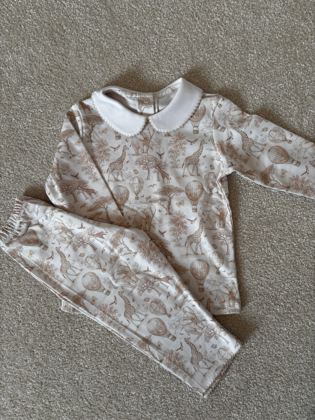 Pyjama Set Africa Beige - My Little Pie