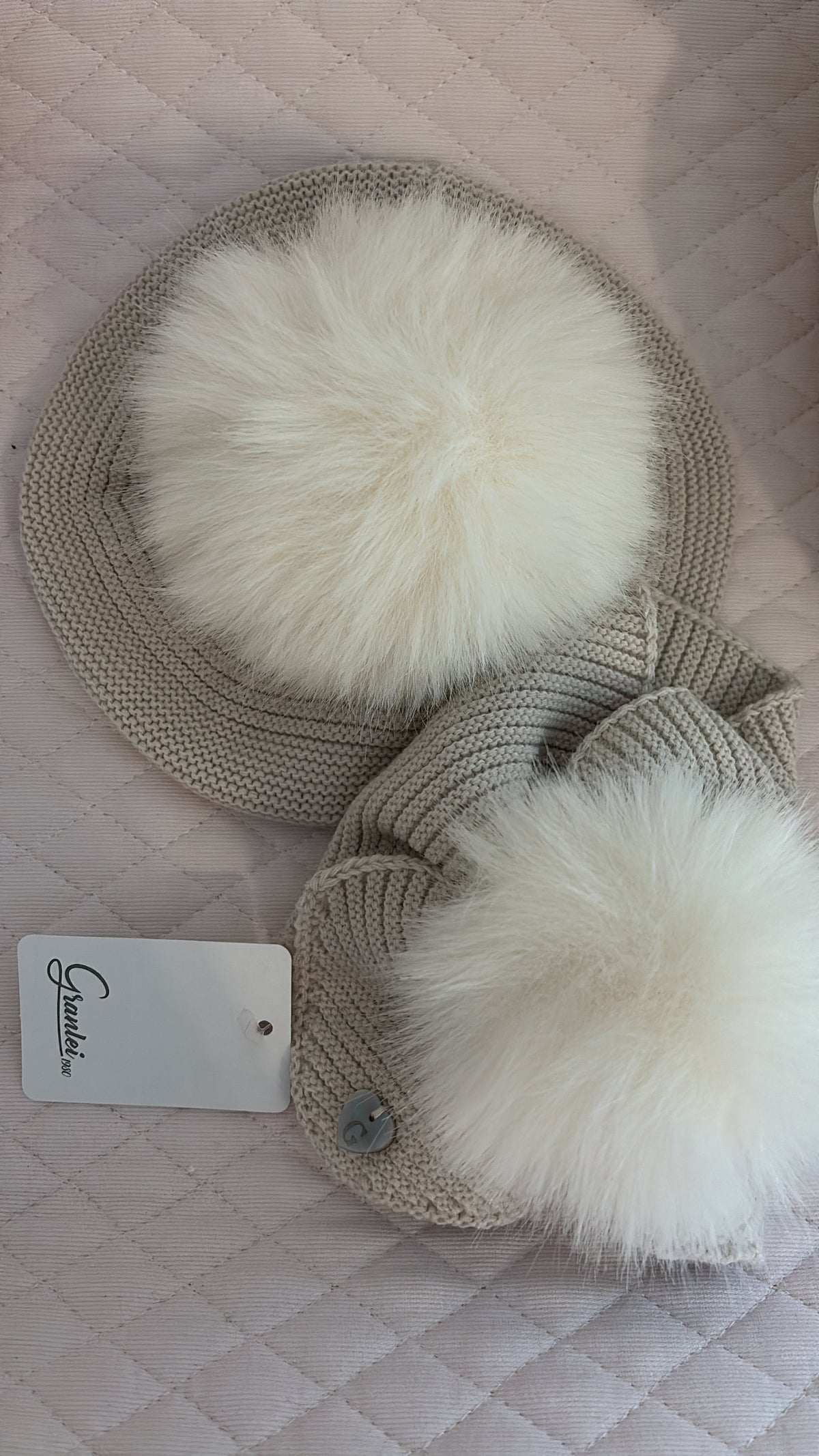 Baret Scarf Set Ivory - Granlei