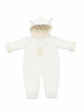 Onesie Bear Velours Ecru - Living Nature