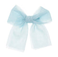 Medium Tulle Hair Clip Turquoise Blue - Siena