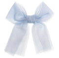 Large Tulle Hair Clip Light Blue - Siena