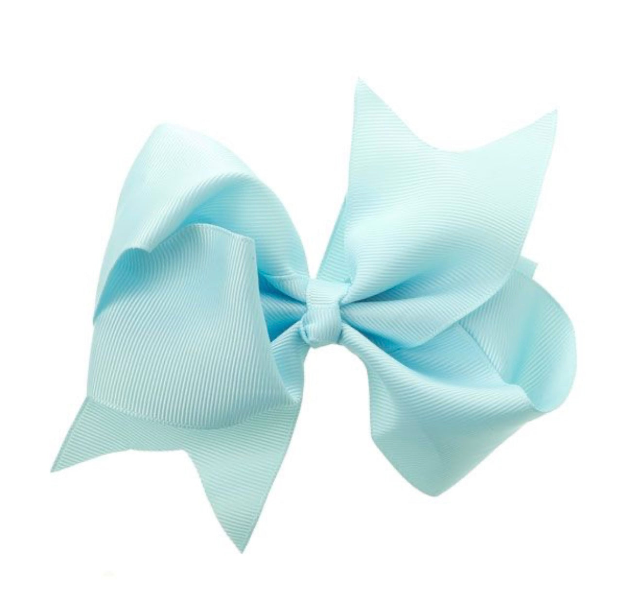 Hairbow Grosgrain Large Light Blue - Siena