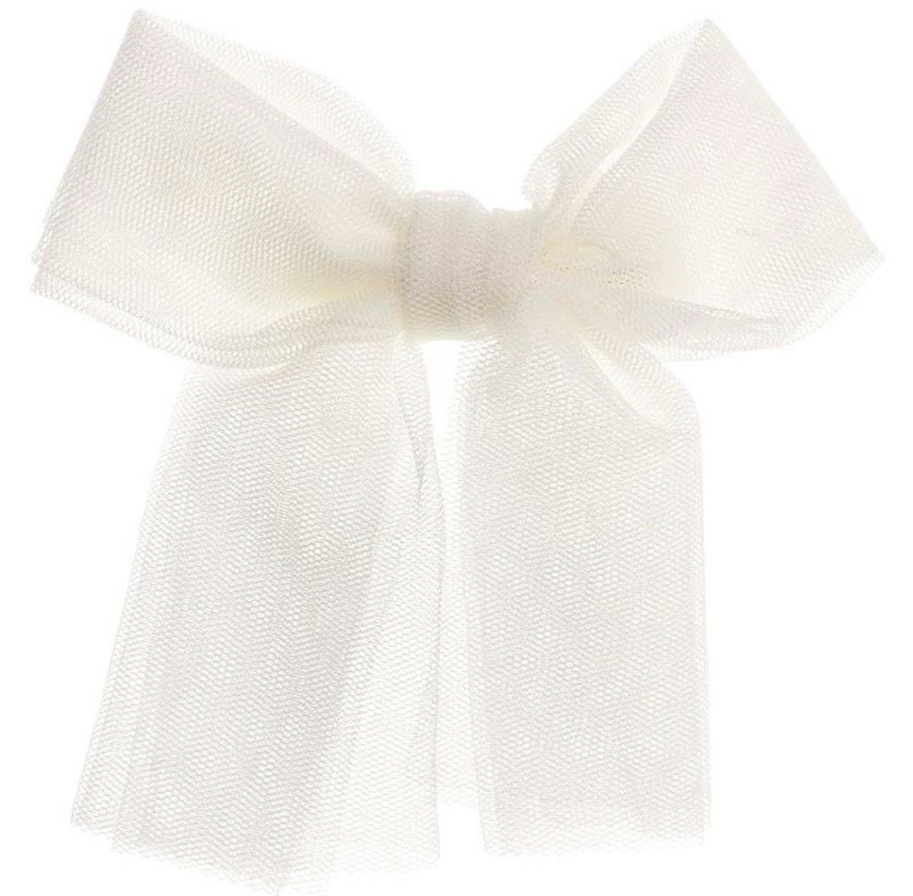 Large Tulle Hair Clip Cream - Siena
