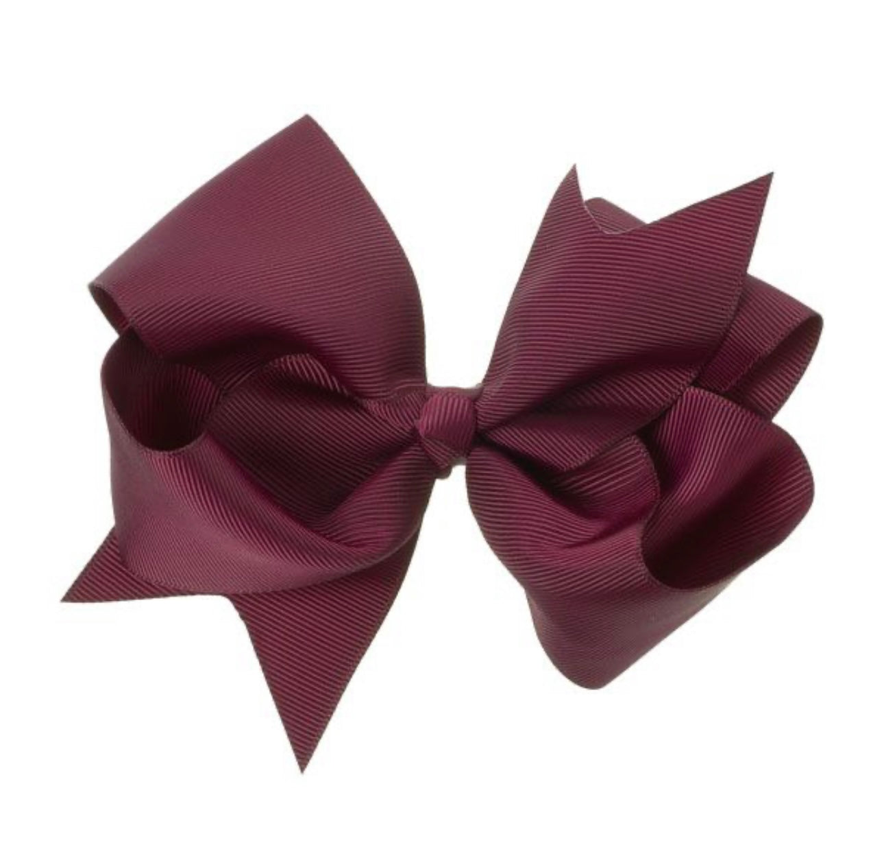 Hairbow Grosgrain Large Burgundy - Siena