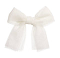 Medium Tulle Hair Clip Cream - Siena