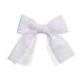 Medium Tulle Hair Clip White - Siena