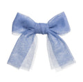 Medium Tulle Hair Clip French Blue - Siena