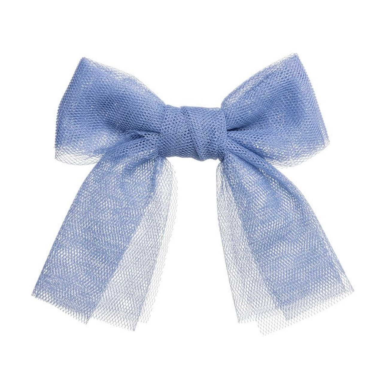 Medium Tulle Hair Clip French Blue - Siena
