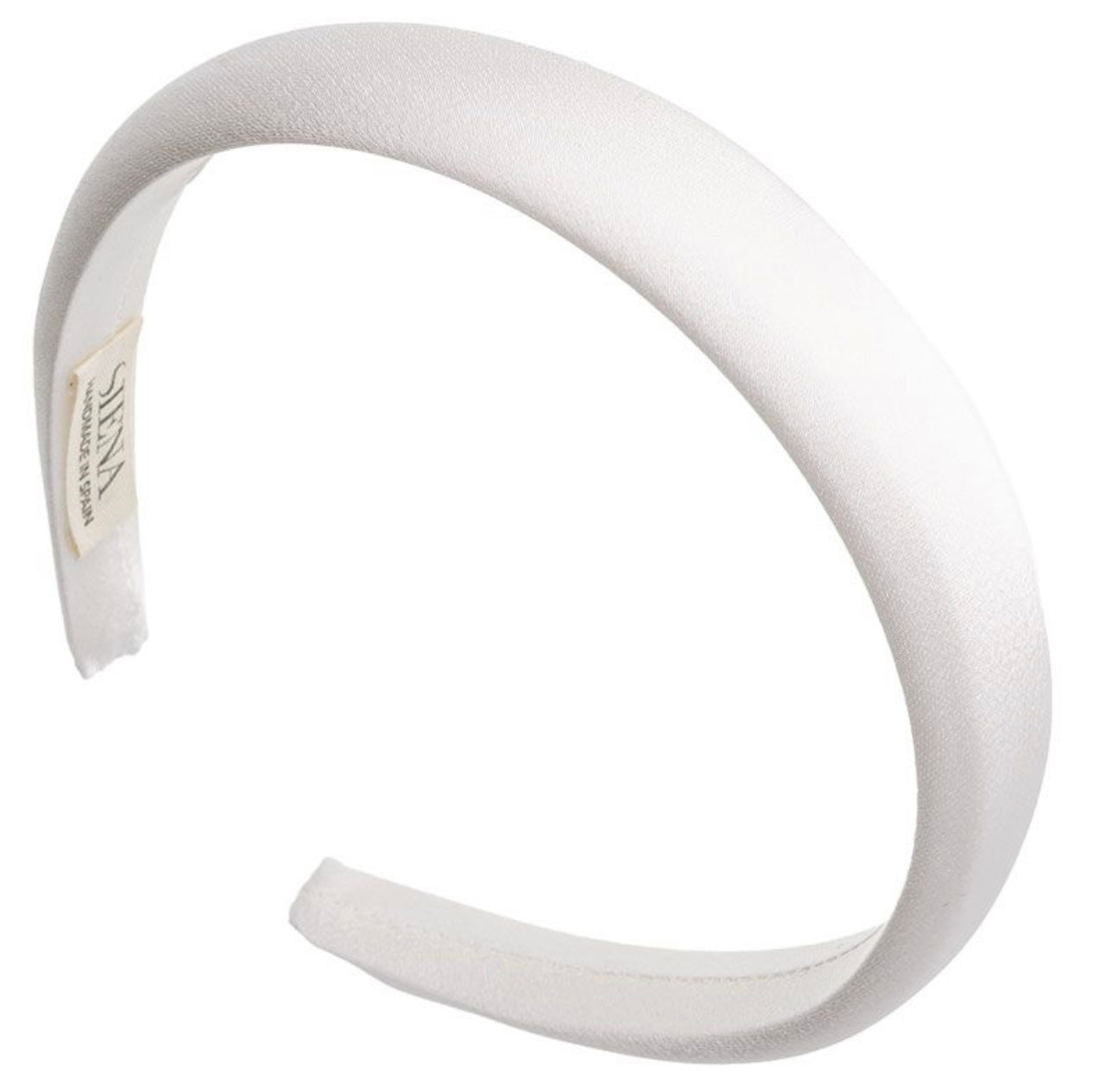 Satin Headband White - Siena