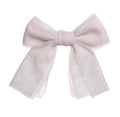 Medium Tulle Hair Clip Light Pink - Siena