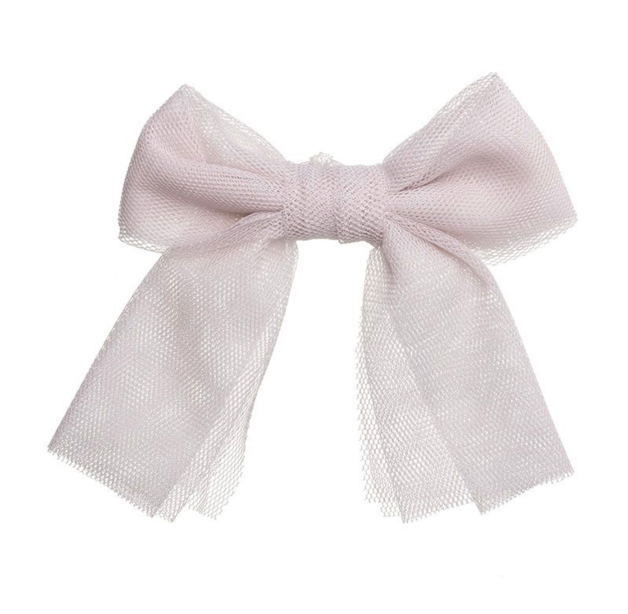 Medium Tulle Hair Clip Light Pink - Siena