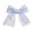 Medium Tulle Hair Clip Light Blue - Siena