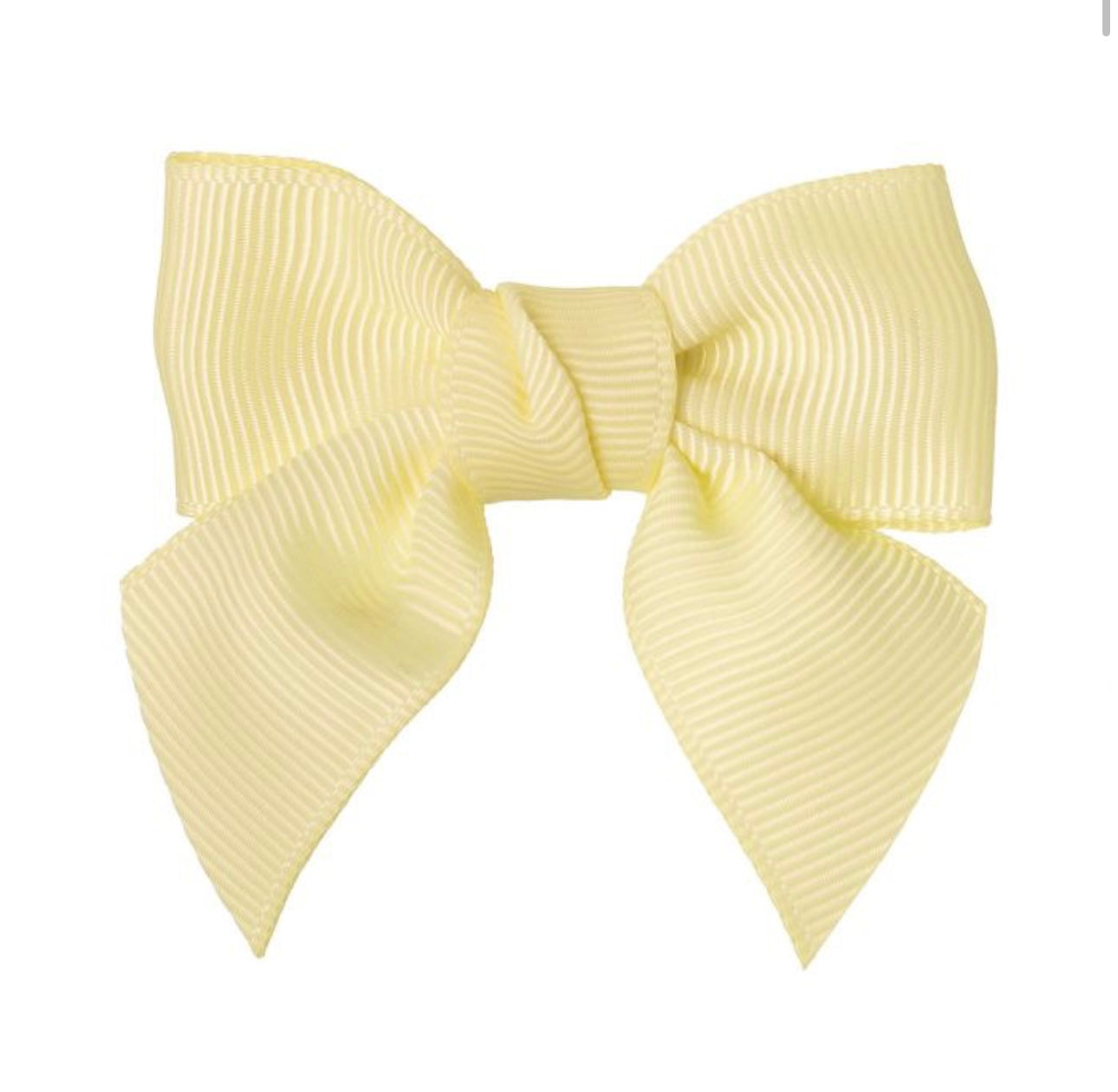 Hairbow Grosgrain Soft Yellow - Siena