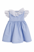 Dress Blouse Lace Blue