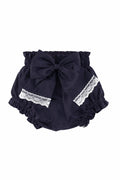 Baby Short Navy Bow