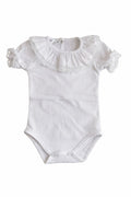 Romper Collar With Lace White