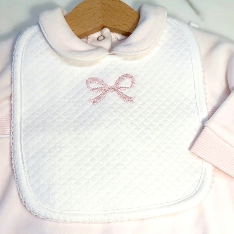Personalisatie Slabbetje Pink Bow - Living Nature